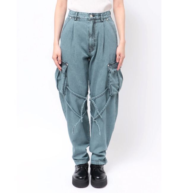 MURUA「ストリングデニムカーゴパンツ」|デニム|