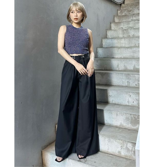 MURUA「2WAYウエストタックワイドパンツ」|その他|