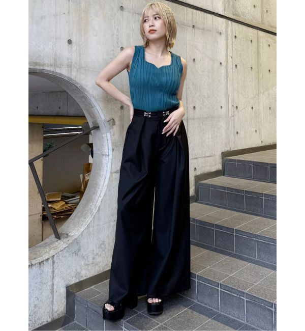 MURUA「2WAYウエストタックワイドパンツ」|その他|