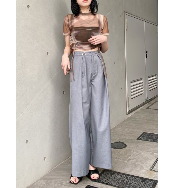 MURUA「2WAYウエストタックワイドパンツ」|その他|