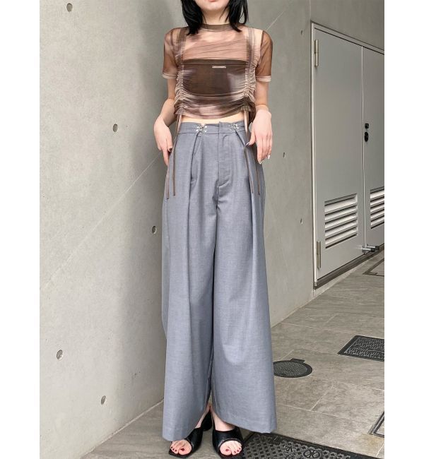 MURUA「2WAYウエストタックワイドパンツ」|その他|