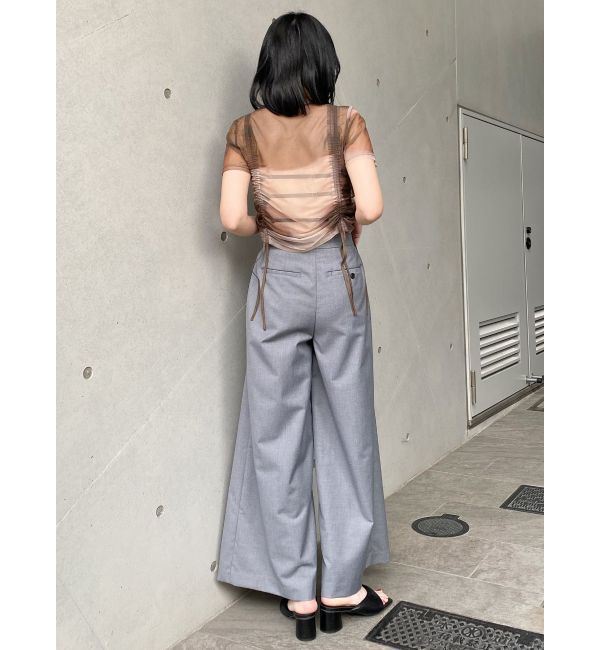 MURUA「2WAYウエストタックワイドパンツ」|その他|