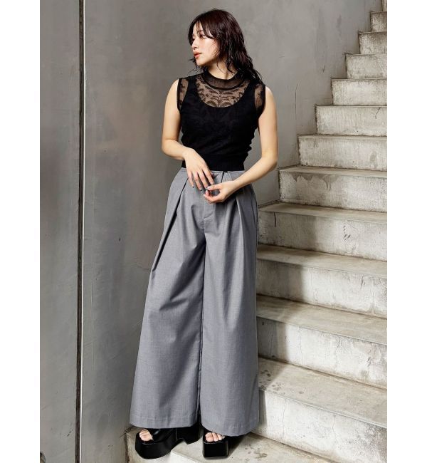 MURUA「2WAYウエストタックワイドパンツ」|その他|