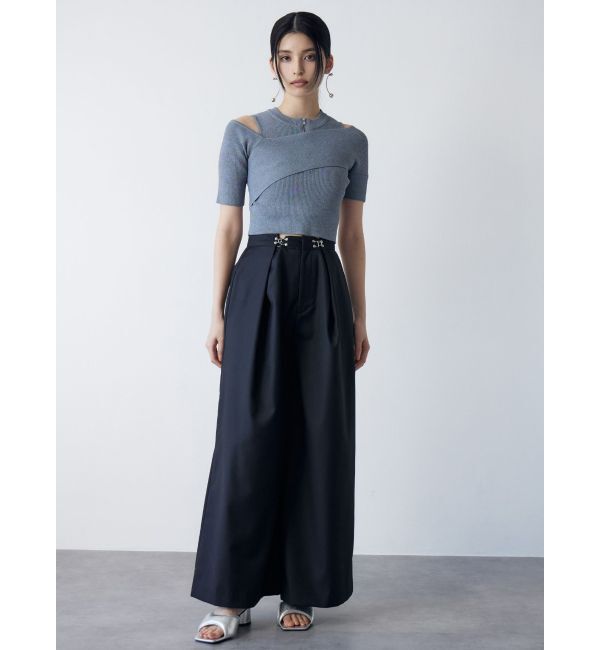 MURUA「2WAYウエストタックワイドパンツ」|その他|