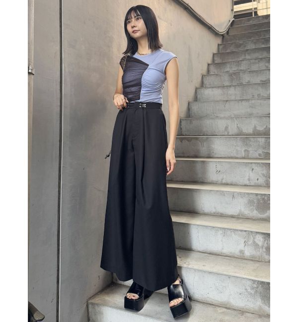 MURUA「2WAYウエストタックワイドパンツ」|その他|