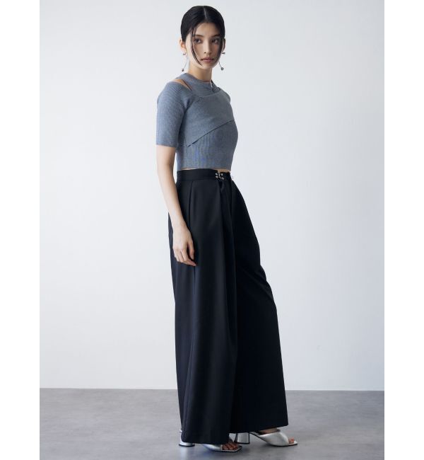 MURUA「2WAYウエストタックワイドパンツ」|その他|