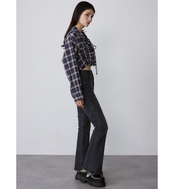 MURUA「スウィッチングスタッズデニム」|デニム|