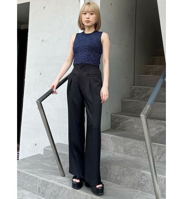 MURUA「パイピングポケットセンタープレスパンツ」|その他|