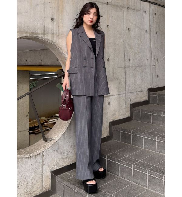 MURUA「パイピングポケットセンタープレスパンツ」|その他|