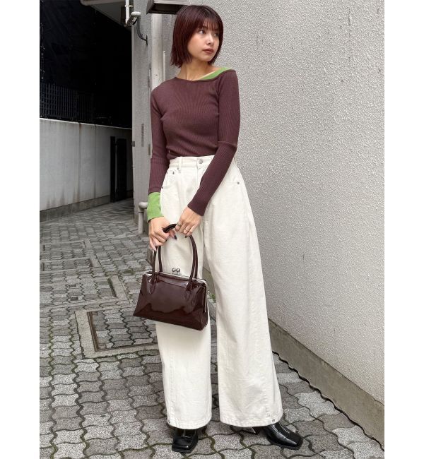 MURUA「サイドタックワイドデニム【セット販売対象】」|デニム|