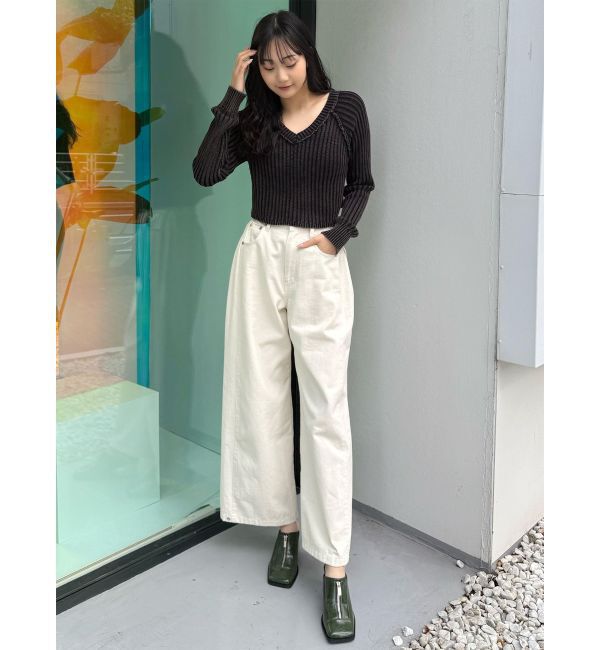 MURUA「サイドタックワイドデニム【セット販売対象】」|デニム|