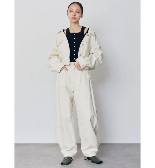 MURUA「サイドタックワイドデニム【セット販売対象】」|デニム|