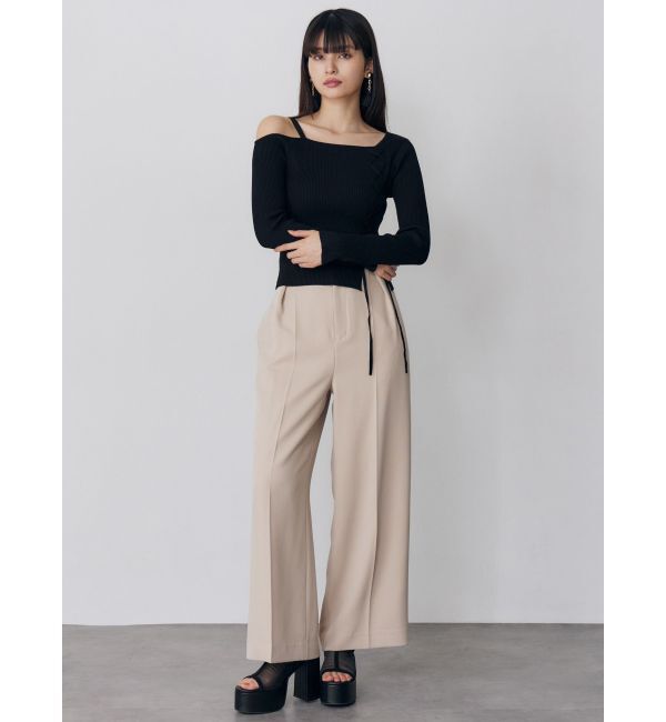 MURUA「フロントベルトワイドパンツ【セット販売対象】」|その他|