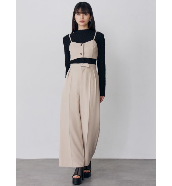 MURUA「フロントベルトワイドパンツ【セット販売対象】」|その他|