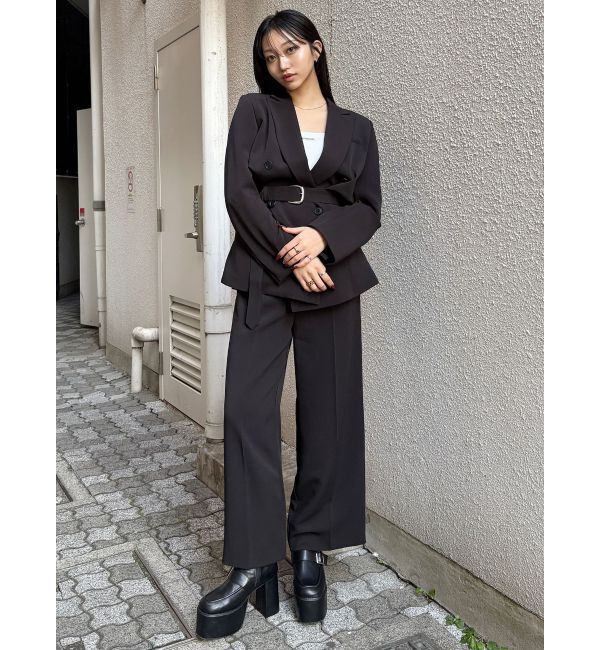 MURUA「フロントベルトワイドパンツ【セット販売対象】」|その他|