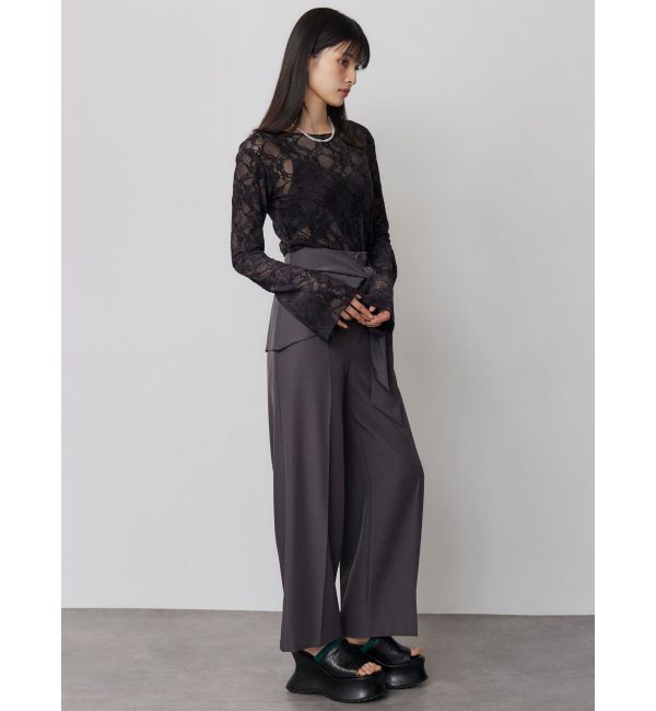 MURUA「ウエストデザインワイドパンツ」|その他|