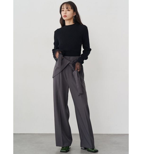 MURUA「ウエストデザインワイドパンツ」|その他|