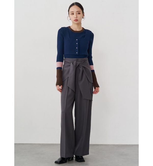 MURUA「ウエストデザインワイドパンツ」|その他|