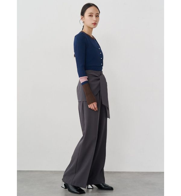 MURUA「ウエストデザインワイドパンツ」|その他|