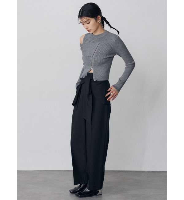 MURUA「ウエストデザインワイドパンツ」|その他|