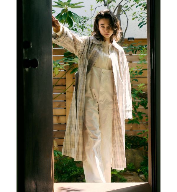 Ungrid「カットオフステンカラーコート」|ステンカラーコート|