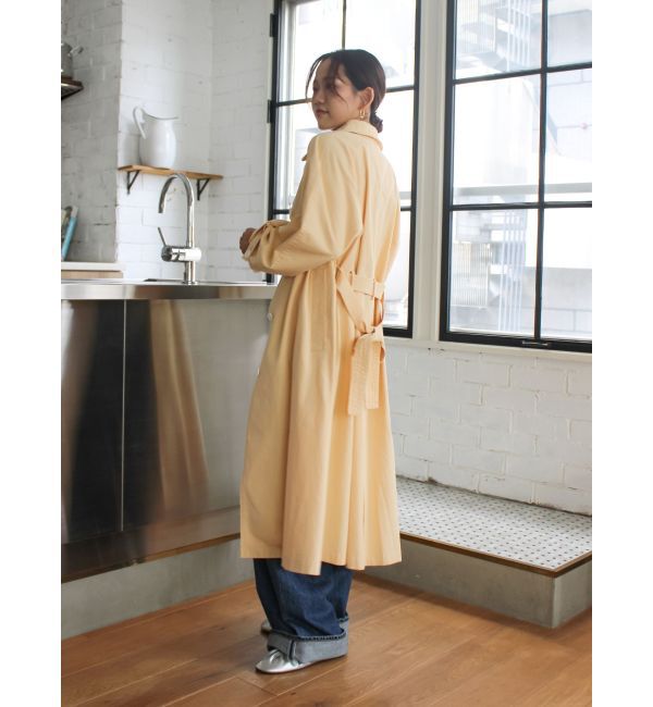 Ungrid「カットオフステンカラーコート」|ステンカラーコート|