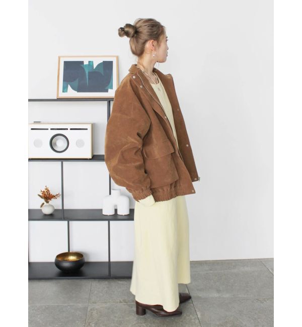 Ungrid「フェイクスウェードブルゾン」|ブルゾン・スタジャン|