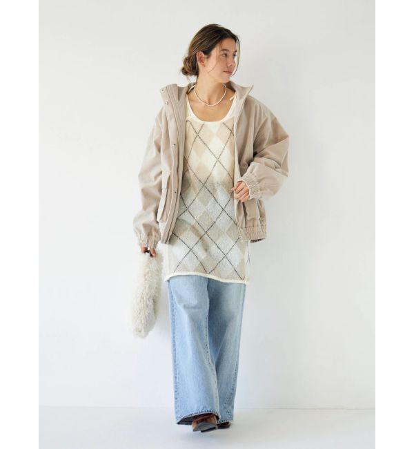 Ungrid「フェイクスウェードブルゾン」|ブルゾン・スタジャン|