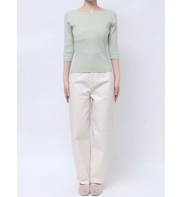 LAGUNAMOON「シルクブレンド2WAYニットプルオーバー」|ニット・セーター|