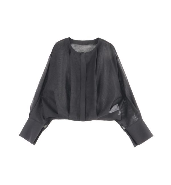 LAGUNAMOON「メッシュブルゾン」|ブルゾン・スタジャン|ブラック