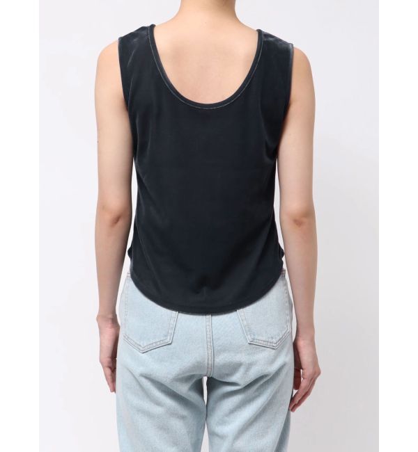 LAGUNAMOON「2WAYライトベロアタンク」|タンクトップ|