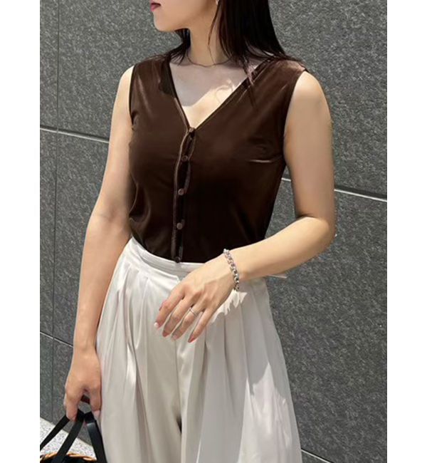 LAGUNAMOON「2WAYライトベロアタンク」|タンクトップ|