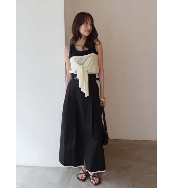 LAGUNAMOON「スリットチノスカート」|スカート|