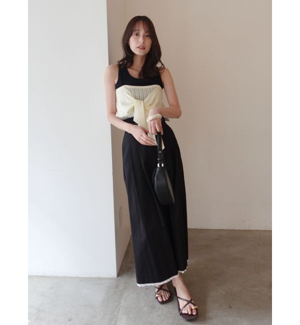 LAGUNAMOON「スリットチノスカート」|スカート|