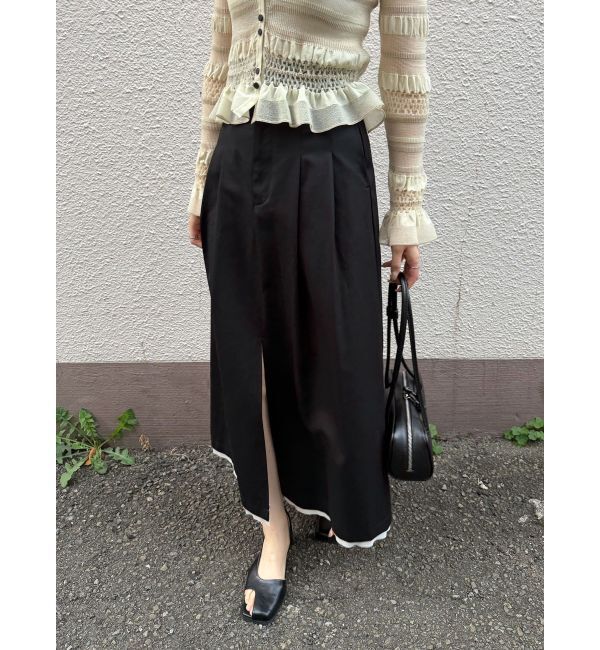 LAGUNAMOON「スリットチノスカート」|スカート|