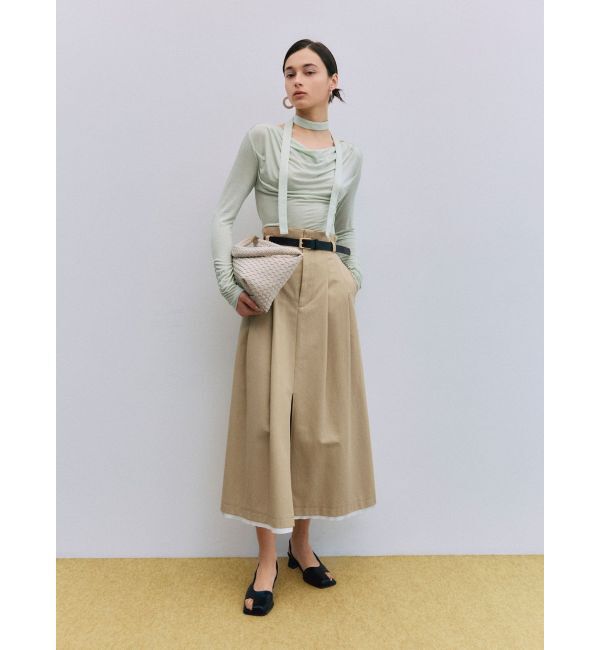 LAGUNAMOON「スリットチノスカート」|スカート|