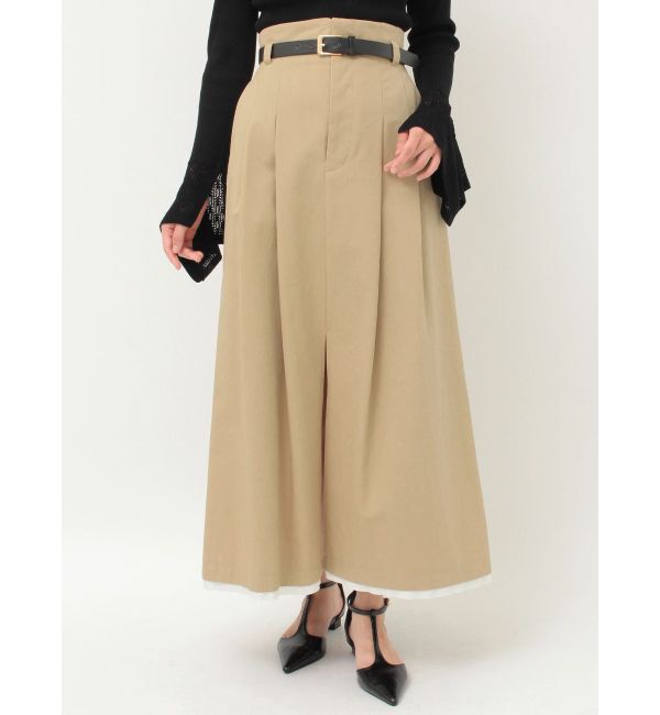 LAGUNAMOON「スリットチノスカート」|スカート|