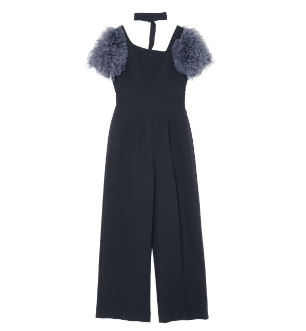 LAGUNAMOON「【ソンイさんコラボ】LADYチュールショルダーパンツドレス」|ドレス|