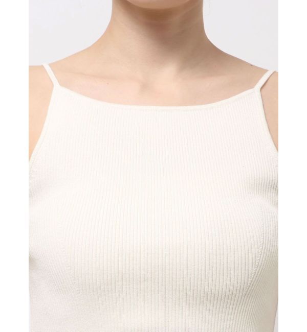 LAGUNAMOON「ボートネックニットタンク」|タンクトップ|