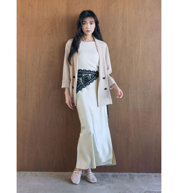 LAGUNAMOON「ボートネックニットタンク」|タンクトップ|