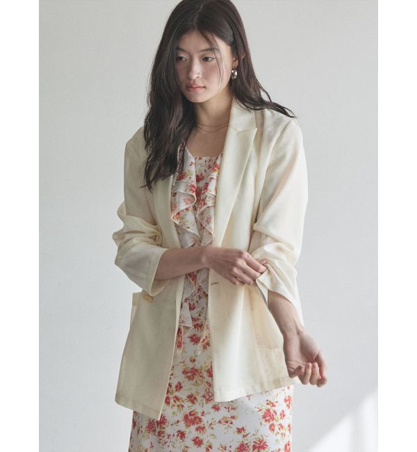 LAGUNAMOON「メッシュダブルテーラードジャケット」|テーラードジャケット|