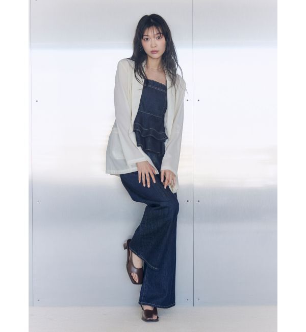 LAGUNAMOON「メッシュダブルテーラードジャケット」|テーラードジャケット|