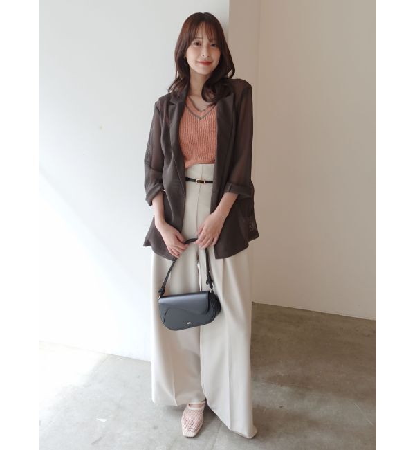 LAGUNAMOON「メッシュダブルテーラードジャケット」|テーラードジャケット|