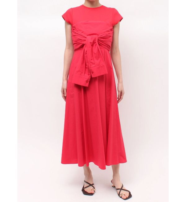 LAGUNAMOON「カットドッキングシャツレイヤードワンピース」|ワンピース|