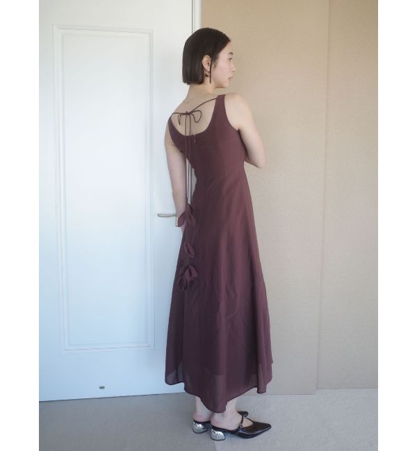 LAGUNAMOON「バックリボンフレアシアーワンピース」|ワンピース|