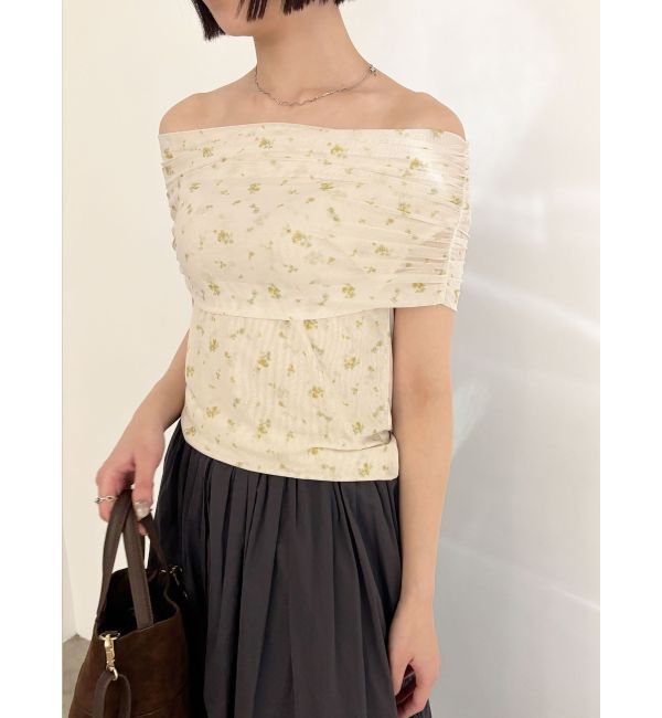 LAGUNAMOON「オフショルチュールトップス」|Tシャツ・カットソー|