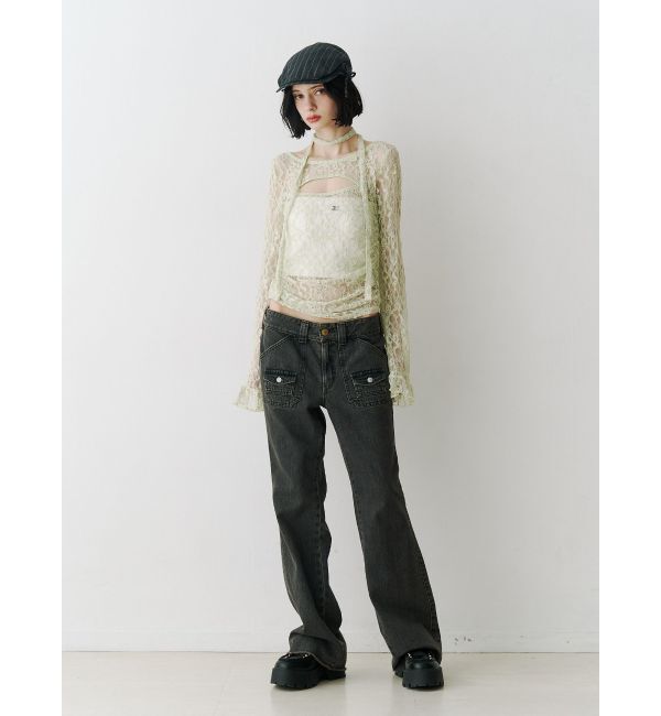 jouetie「【SOMETHING&times;PosTokyo】BUSH FLARE DENIM」|デニム|