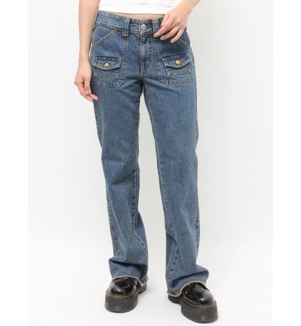 jouetie「【SOMETHING&times;PosTokyo】BUSH FLARE DENIM」|デニム|