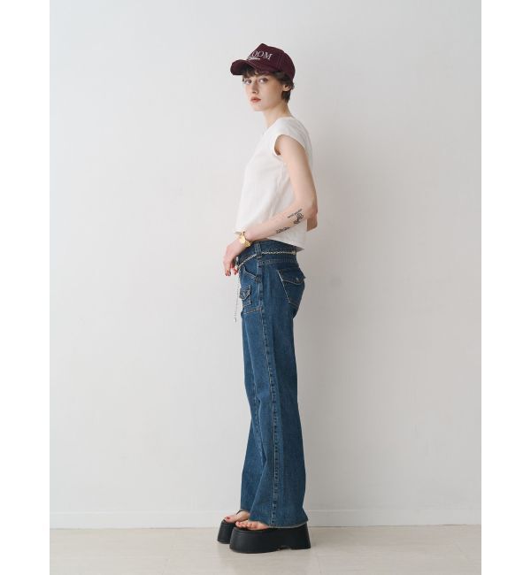 jouetie「【SOMETHING&times;PosTokyo】BUSH FLARE DENIM」|デニム|