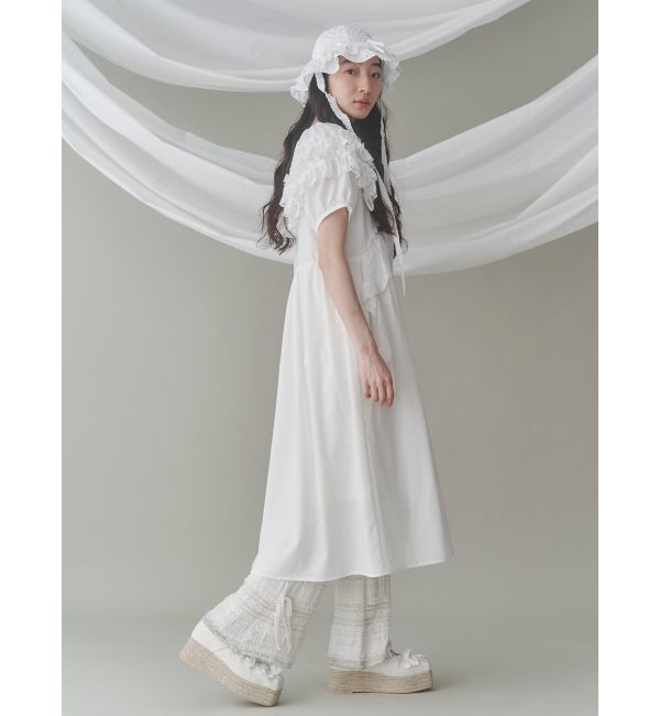 merry jenny「フリルコットンワンピース」|ワンピース|